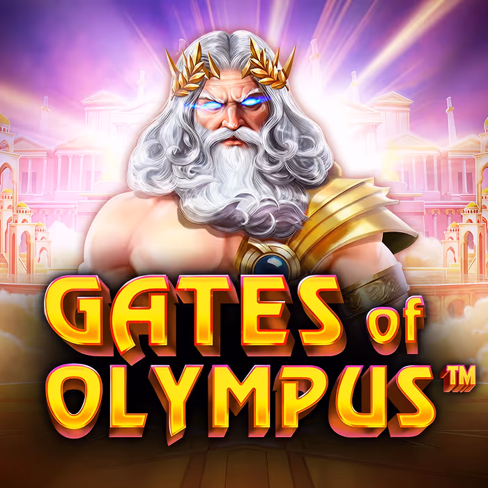 Gates of Olympus slot featuring Zeus and ancient Greek mythology with cascading reels and multipliers